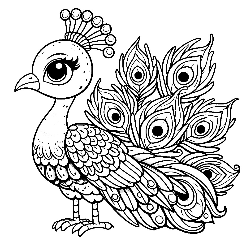 Free Printable Peacock No Feathers Template Free Printable Peacock No Feathers Template