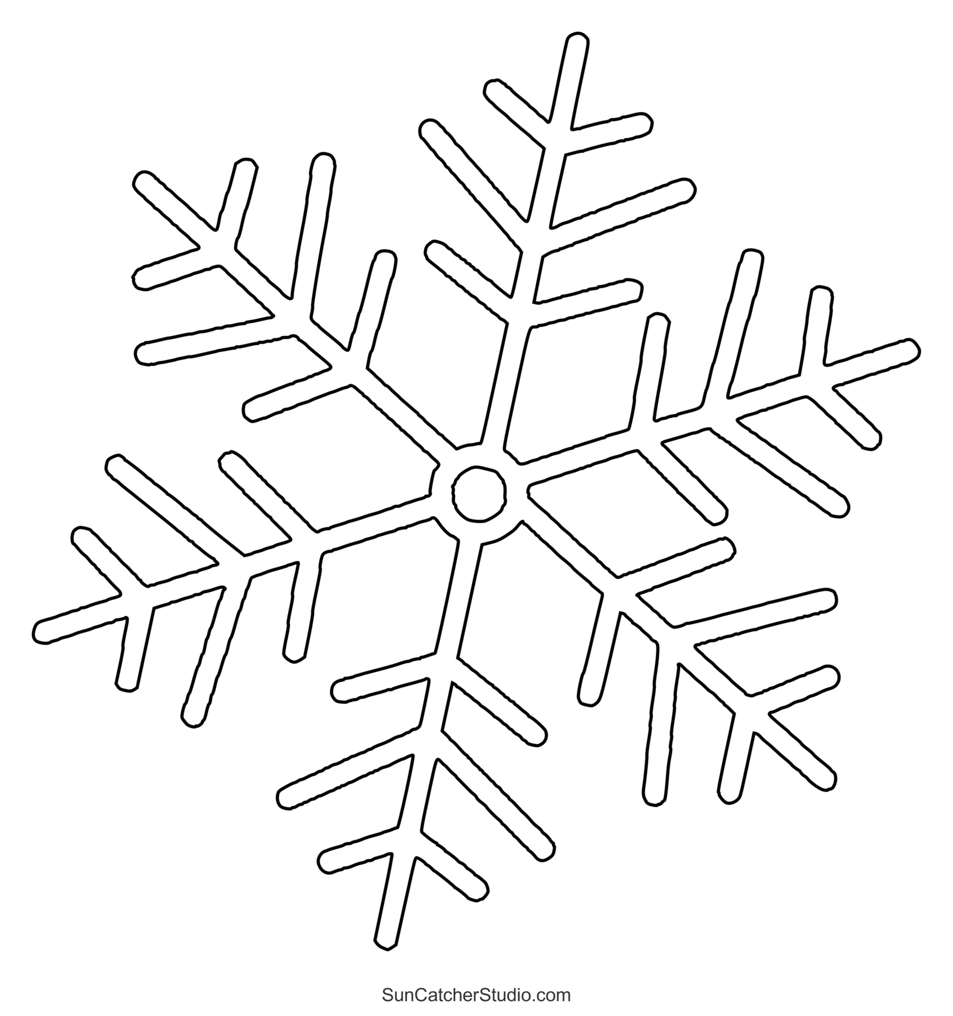 Snowflake Templates Printable Stencils And Patterns Free Printables Monograms Design Tools Patterns U0026 DIY Projects