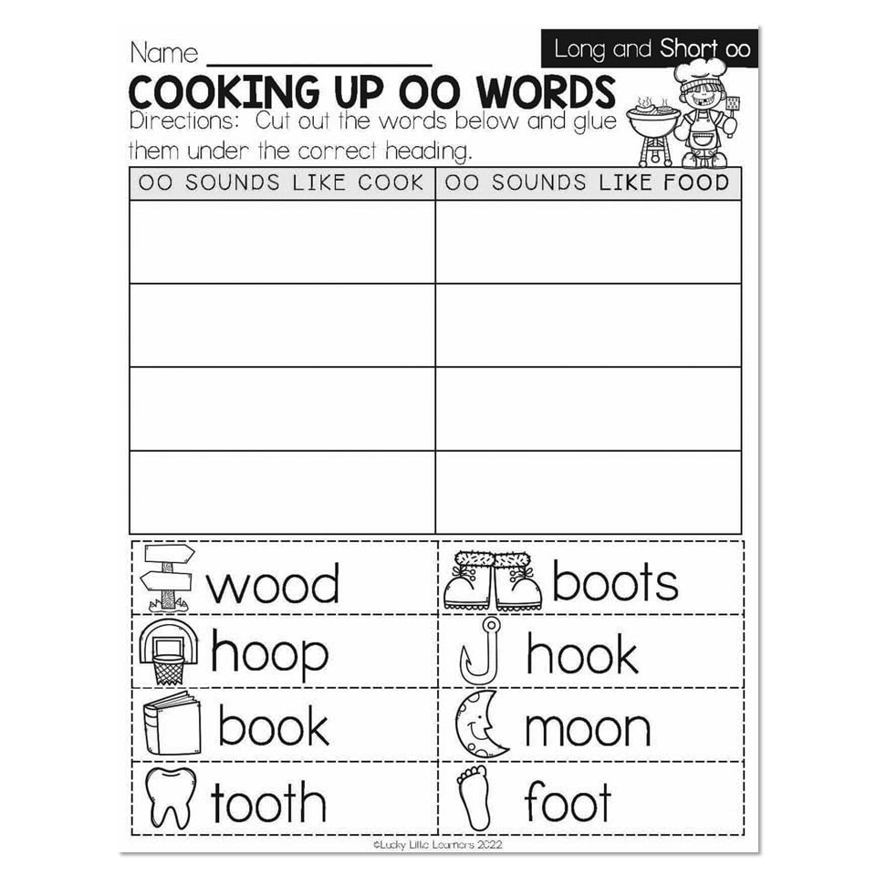 Special Sound oo Worksheet Rebecca98 Live Worksheets Library