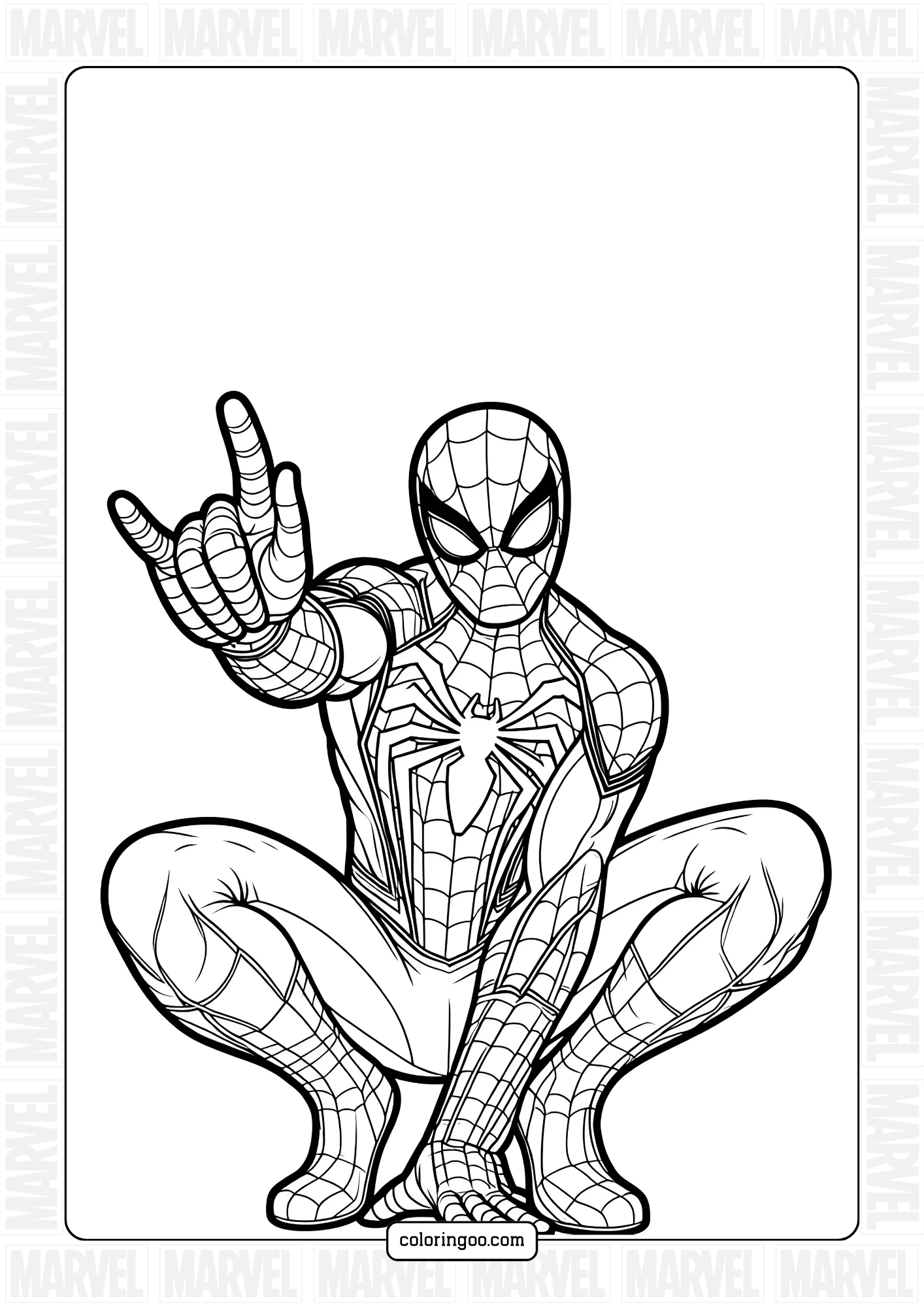Spider Man Printable Coloring Pages Spider Man Printable Coloring Pages