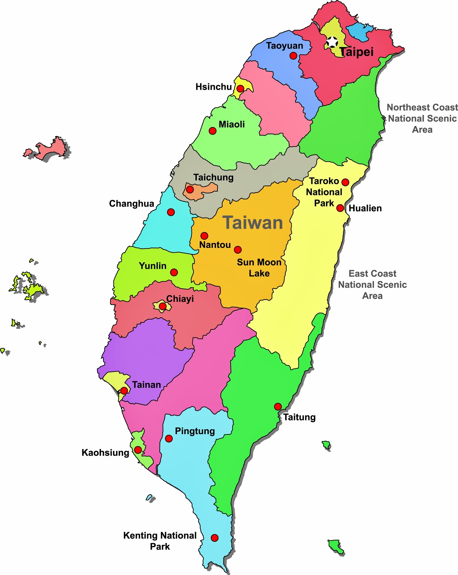 Taiwan Maps Printable Maps Of Taiwan For Download