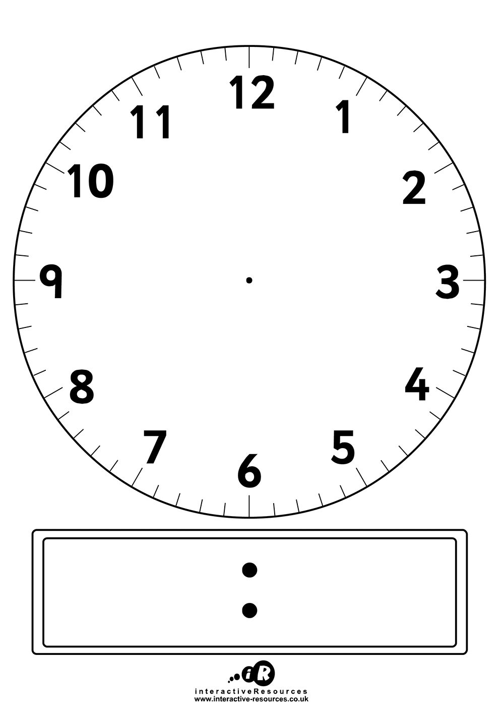 Analog Clock Printable Worksheets