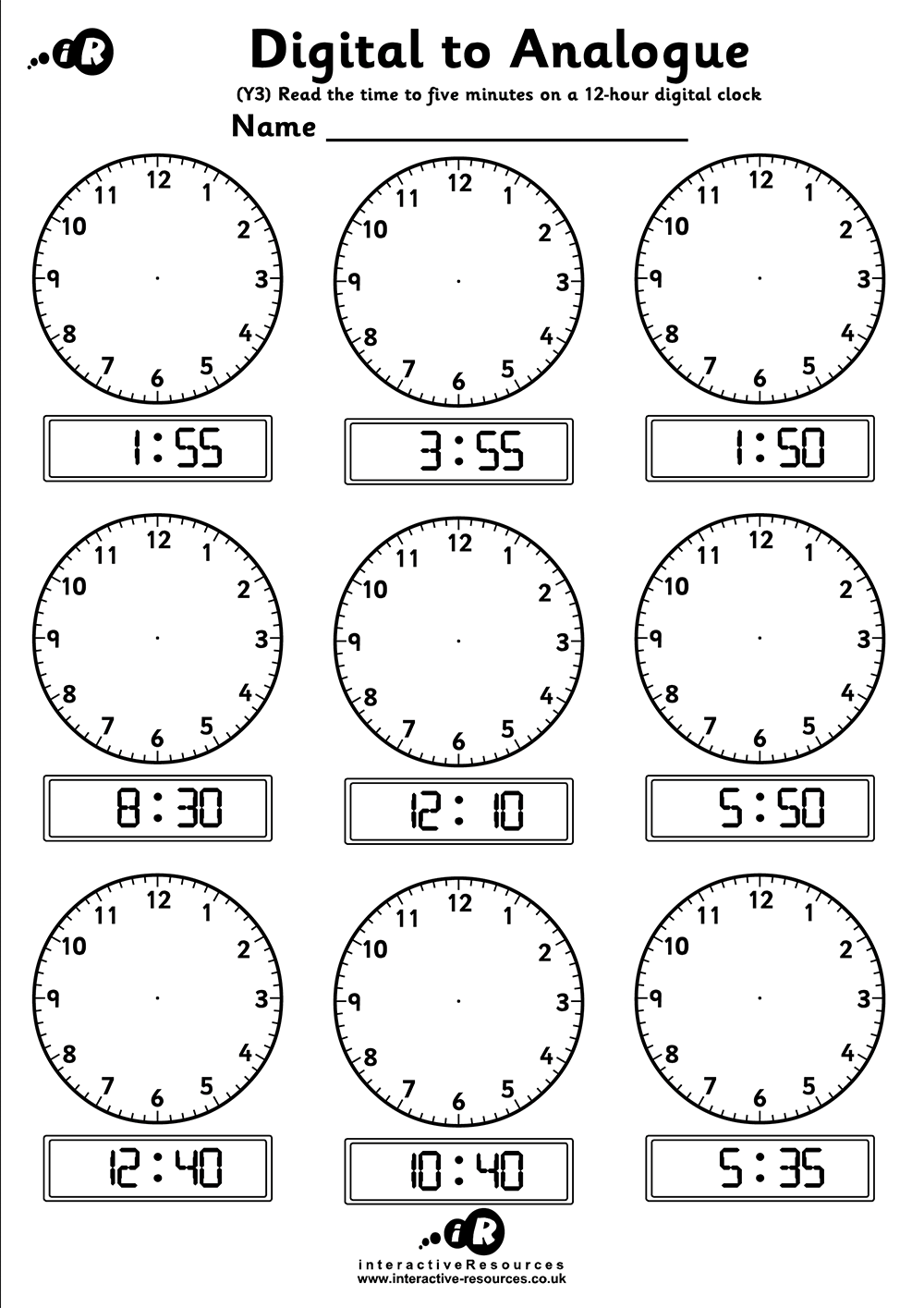 Teaching Time Free Telling Time Worksheets Teaching Time Free Telling Time Worksheets