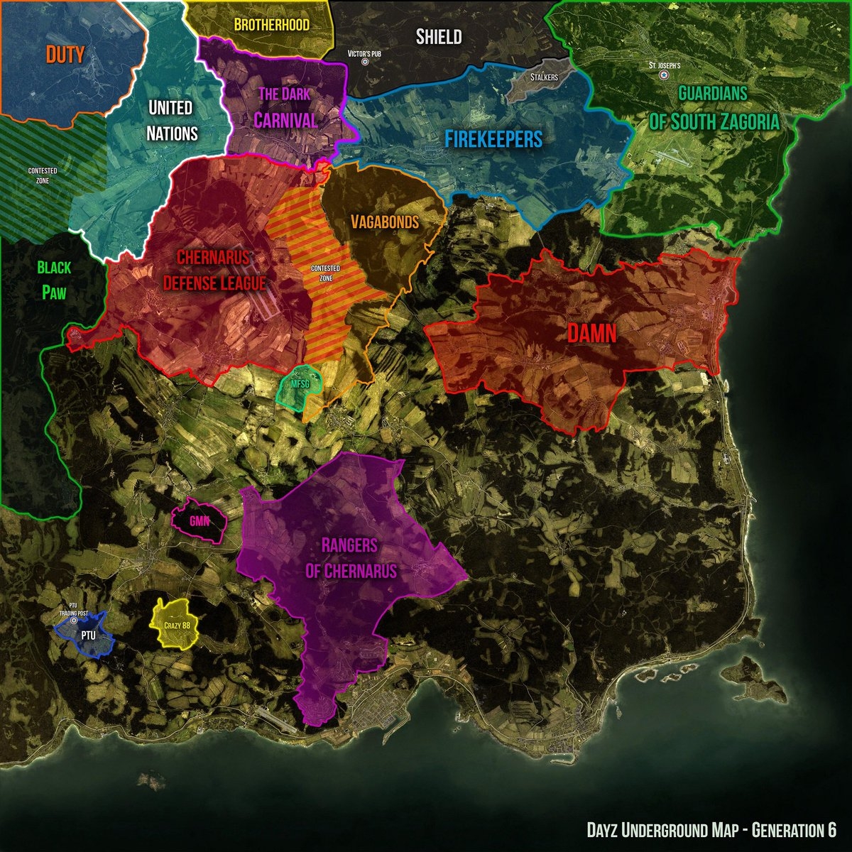 Chernarus Map Printable Chernarus Map Printable