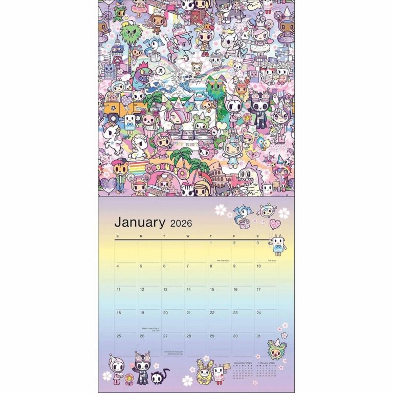 Tokidoki Calendar 2026