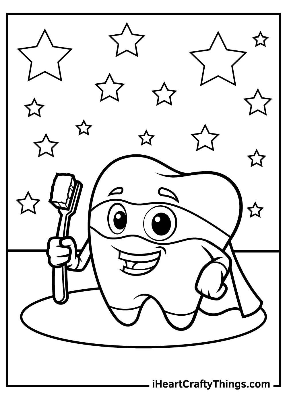Tooth Coloring Pages 20 Free PDF Printables For Kids Tooth Coloring Pages 20 Free PDF Printables For Kids