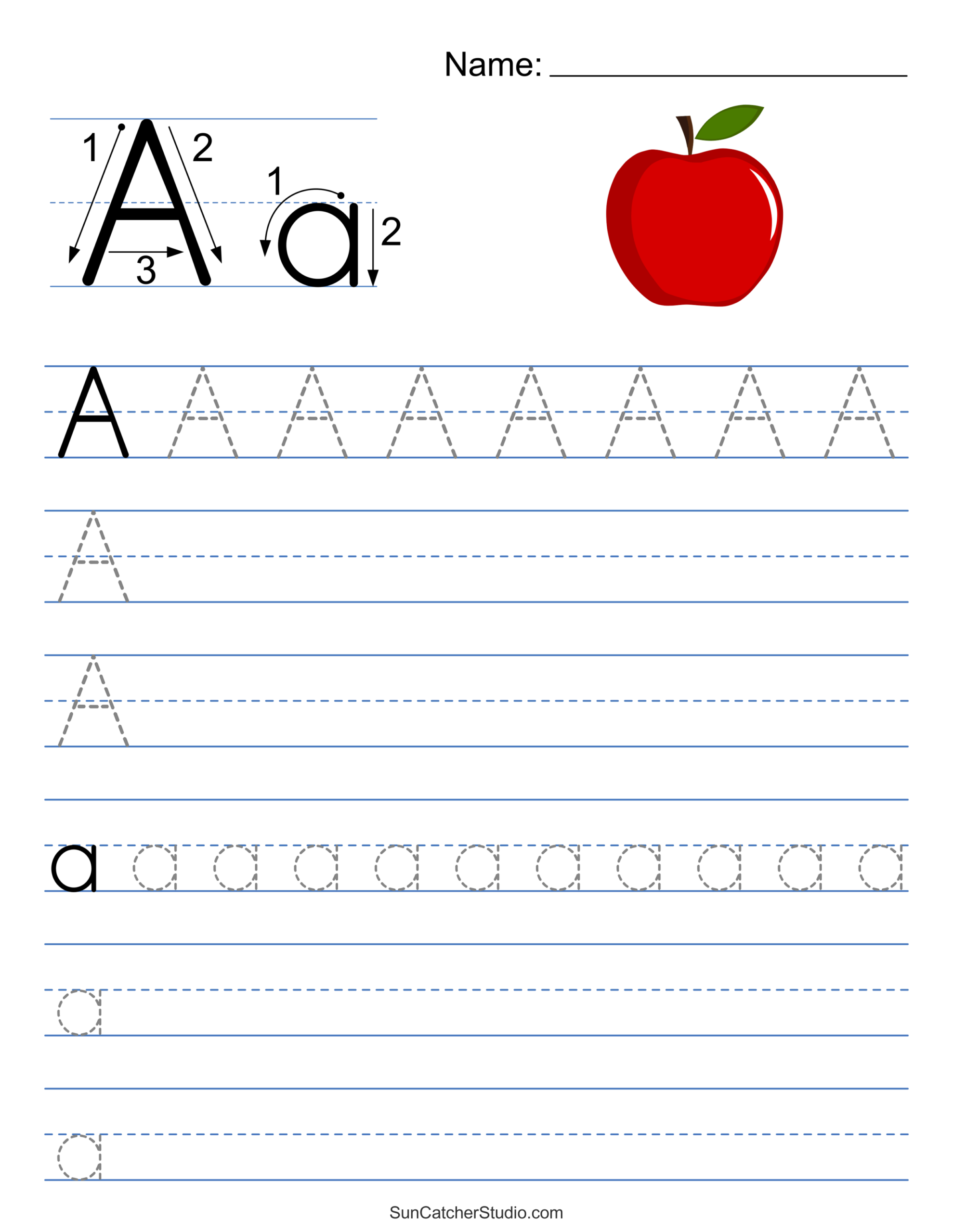 Tracing Alphabet Letters Printable Handwriting Worksheets Free Tracing Alphabet Letters Printable Handwriting Worksheets Free