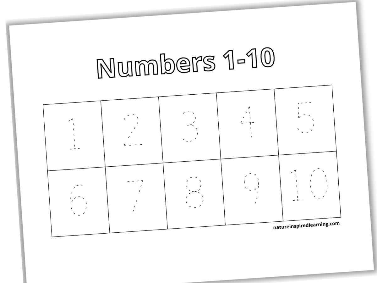 Tracing Numbers 1 10 Nature Inspired Learning Tracing Numbers 1 10 Nature Inspired Learning