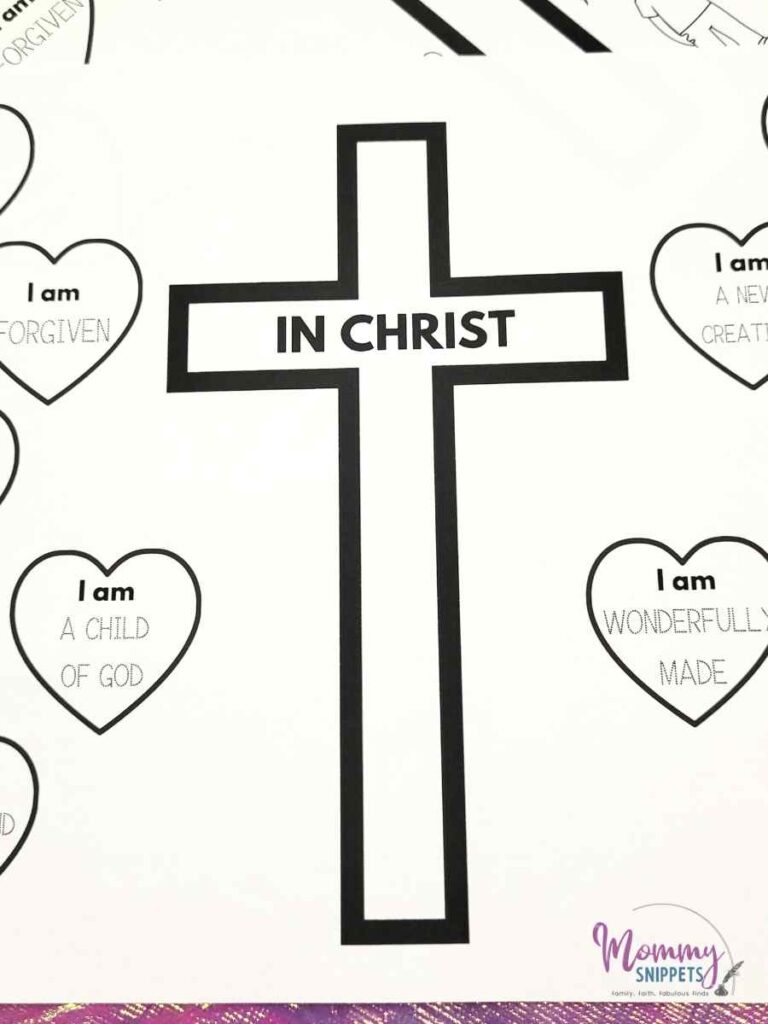 Who I Am In Christ Printable Free Who I Am In Christ Worksheet