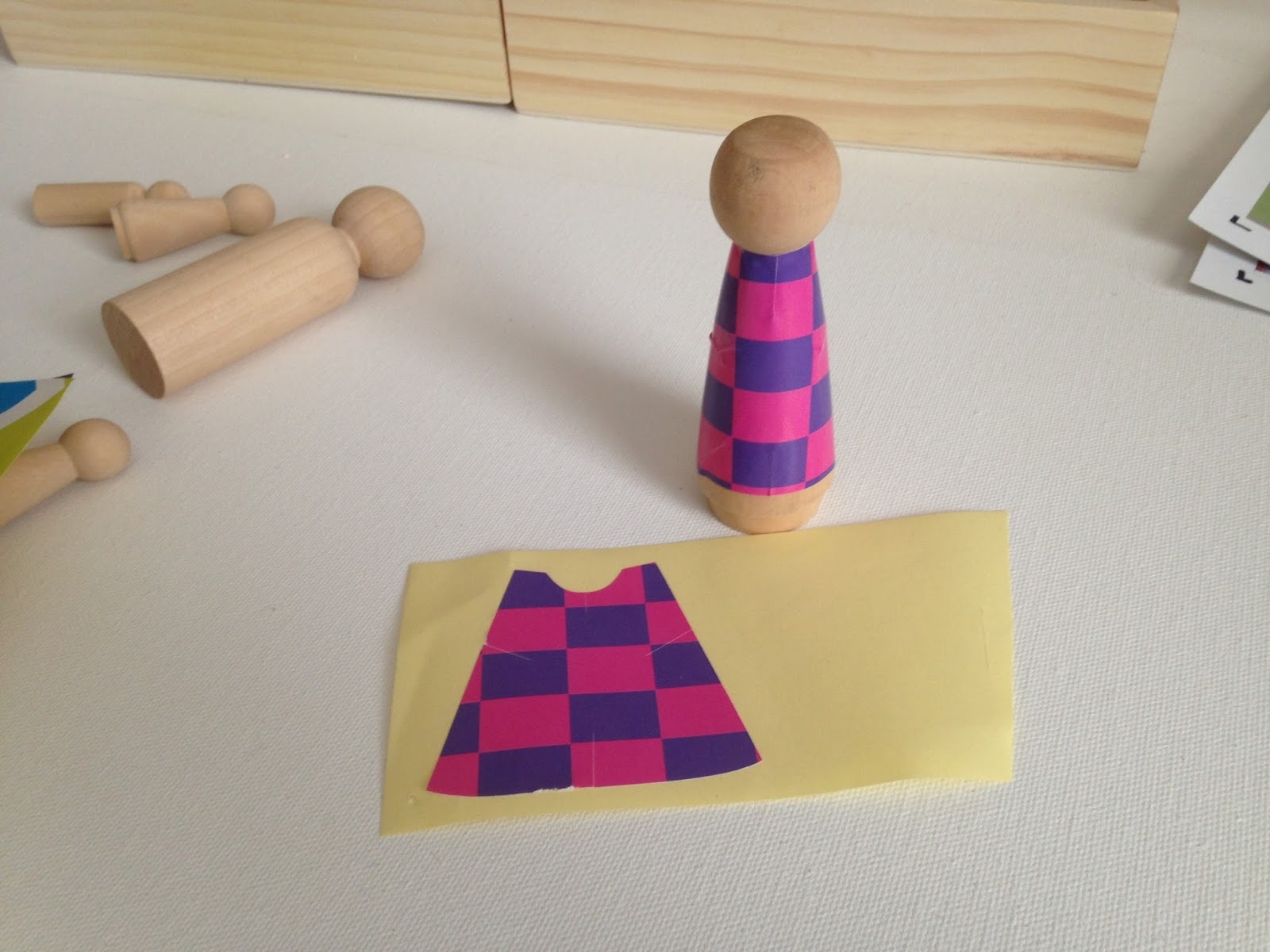 Wood Doll House And Peg People With Silhouette Clothes U0026 Decor Free Cut Files Silhouette School