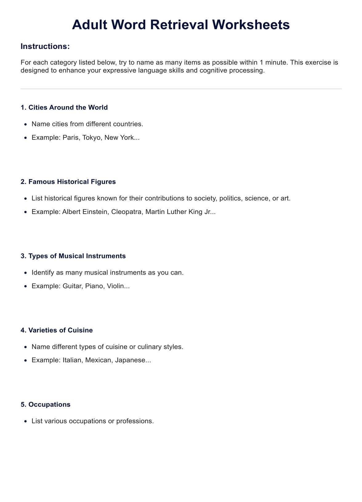 Aphasia Worksheets Free Printable