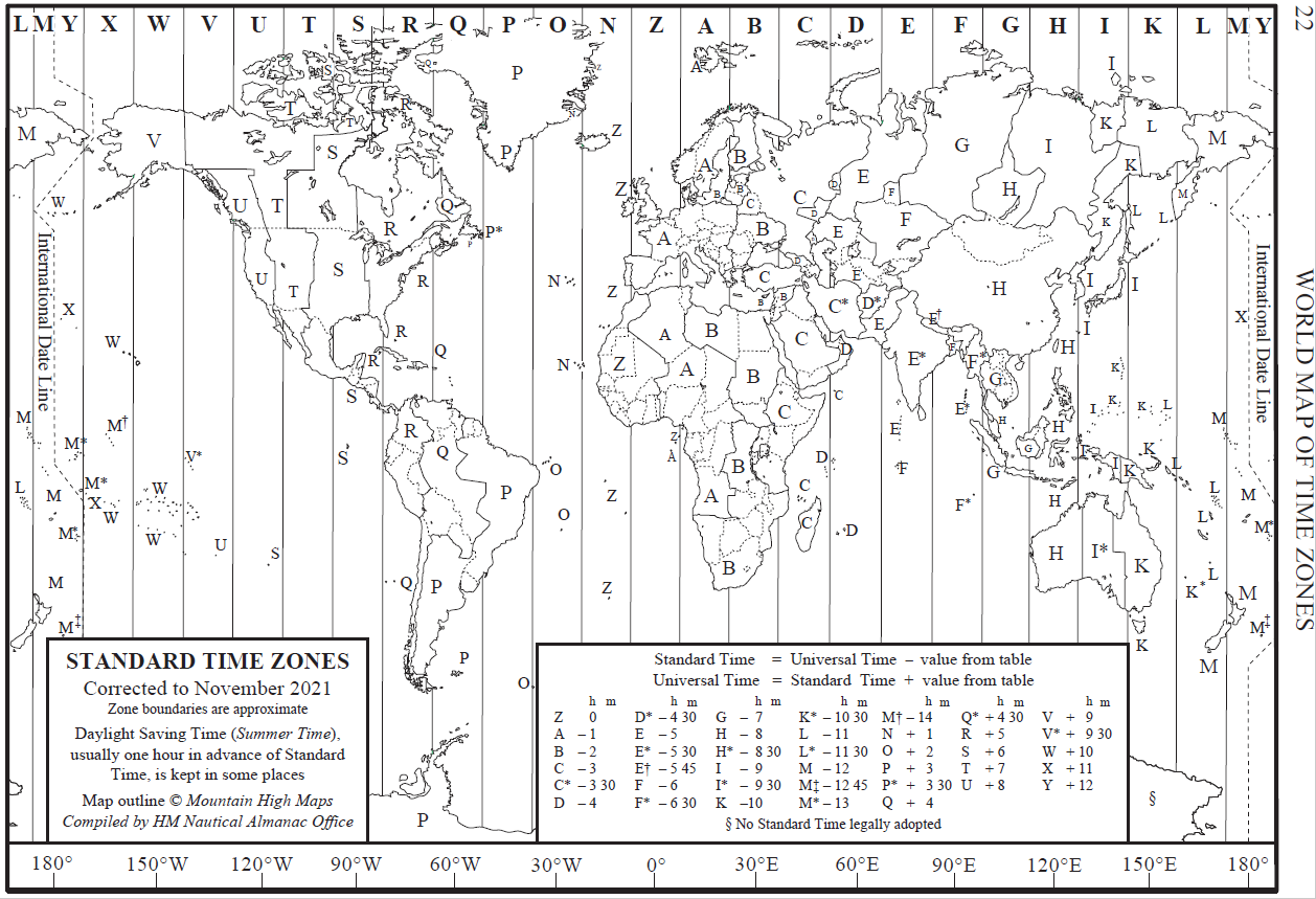Printable Time Zone Map Usa Printable Time Zone Map Usa