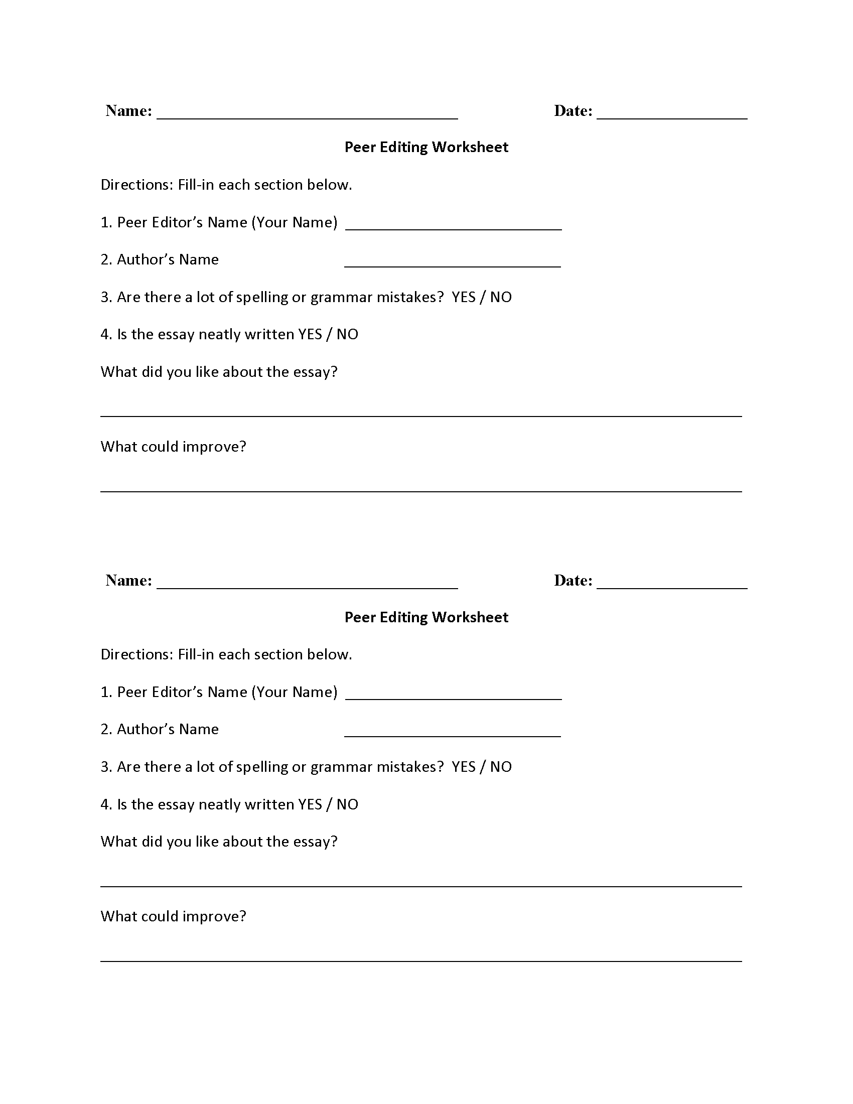 Free Printable Sentence Correction Worksheets Free Printable Sentence Correction Worksheets