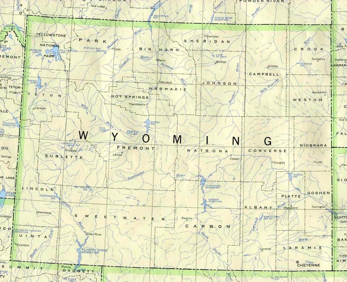 Wyoming Base Map