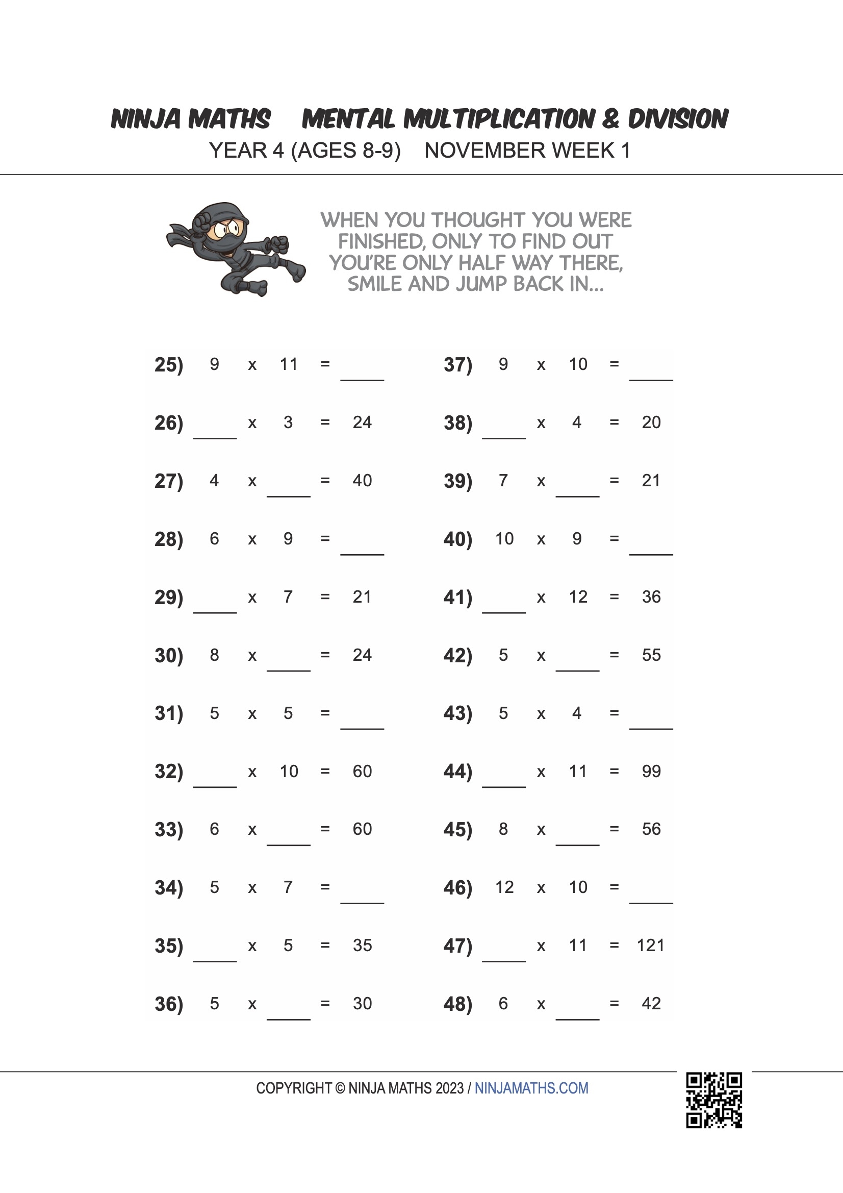 Year 5 Free Maths Worksheets Ninja Maths Worksheets Library Year 5 Free Maths Worksheets Ninja Maths Worksheets Library