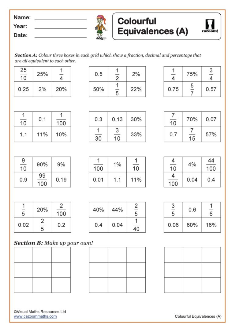 Year 5 Maths Worksheets Printable Maths Worksheets Year 5 Cazoom Maths