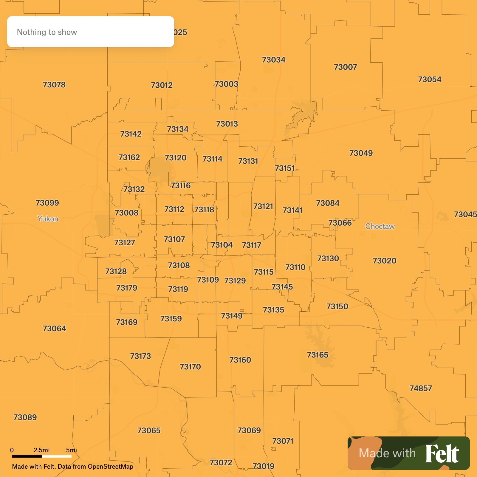 ZIP Codes In The City Of Oklahoma City Oklahoma