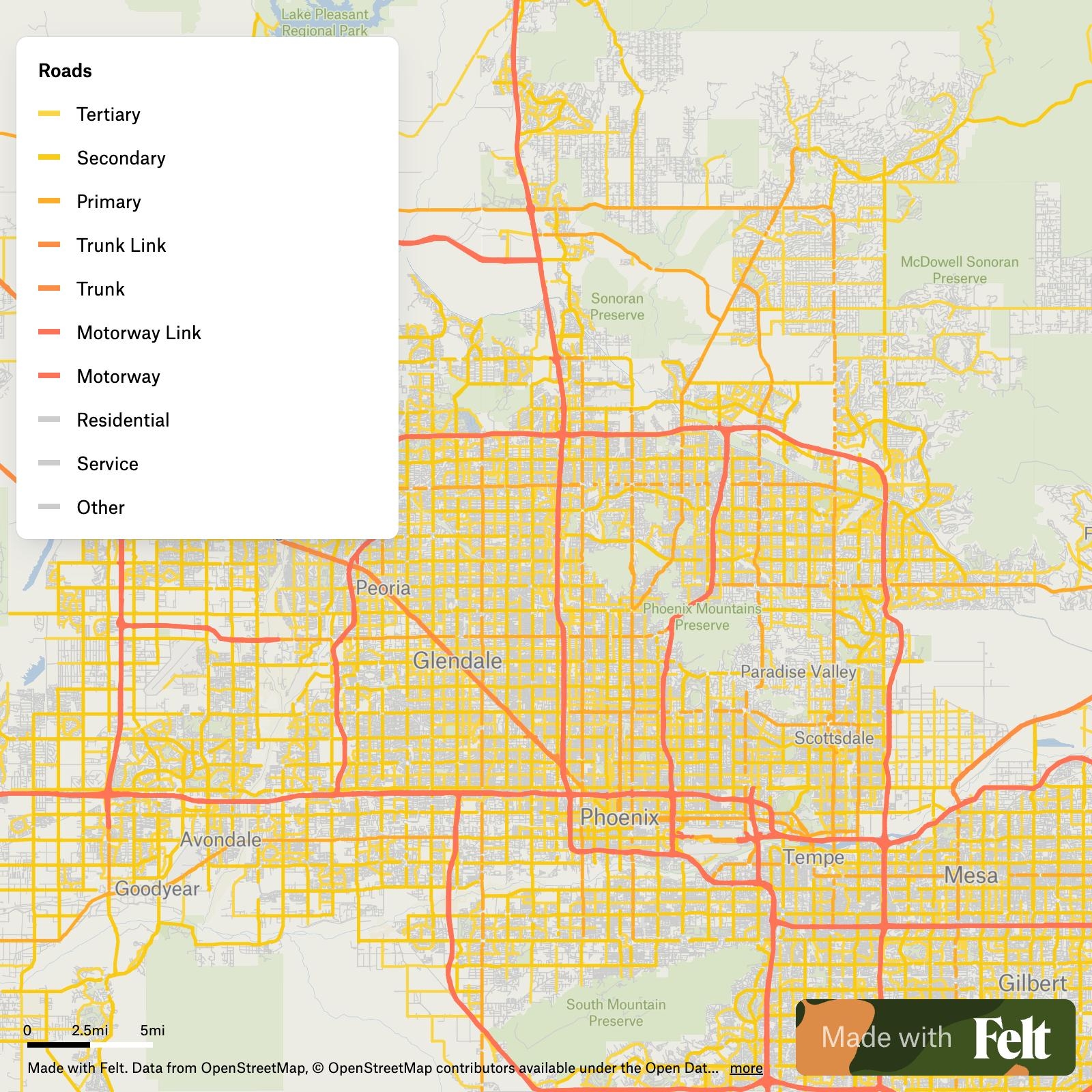 Printable Phoenix Zip Code Map