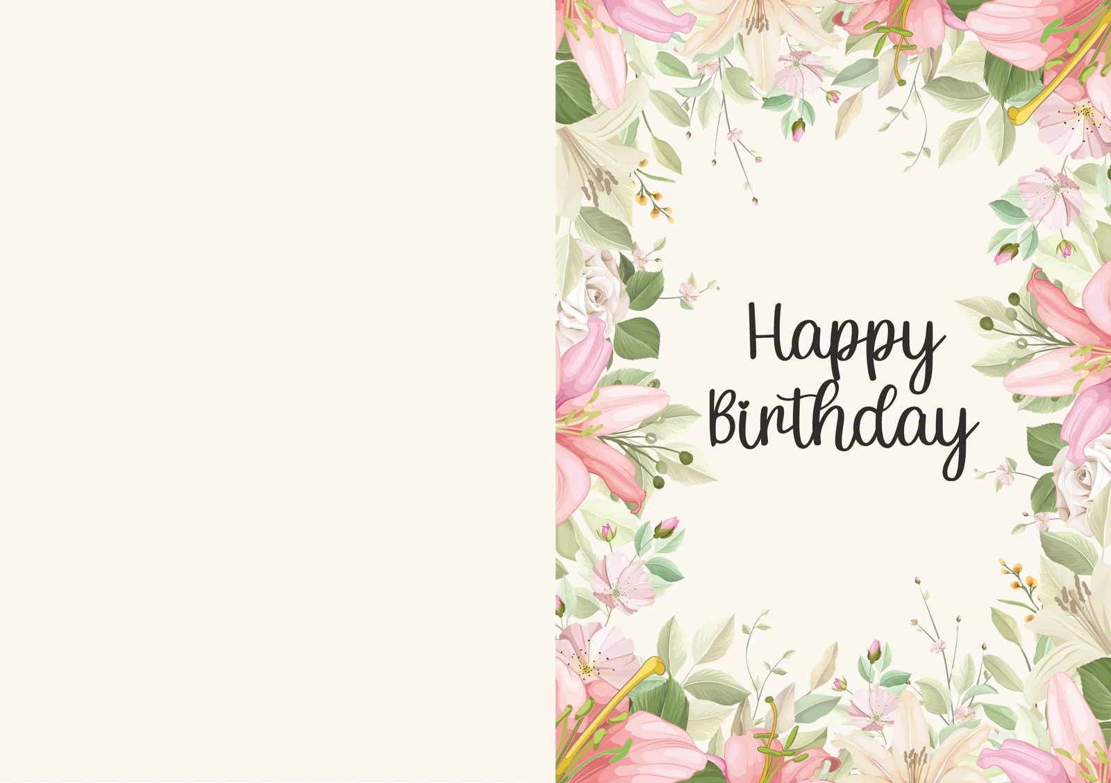 Birthday Card Templates To Print Free - Printable Free Birthday Card Templates Free Printable Templates/happy ...