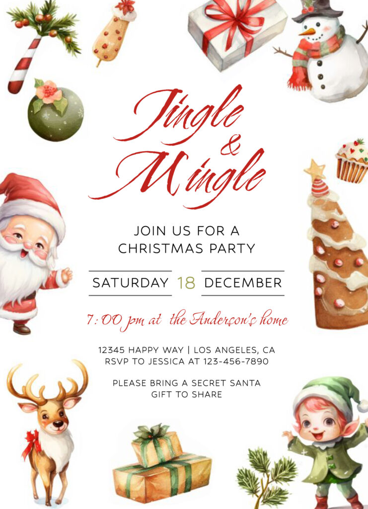 Free Christmas Invitation Templates For Word – Colomboalumni.org Free Christmas Invitation Templates For Word - Colomboalumni.org