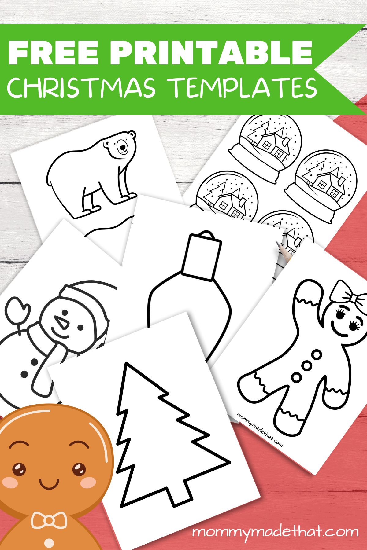 Free Christmas Templates To Print - Free Christmas Templates: Printable Holiday Joy! - Printables for Everyone