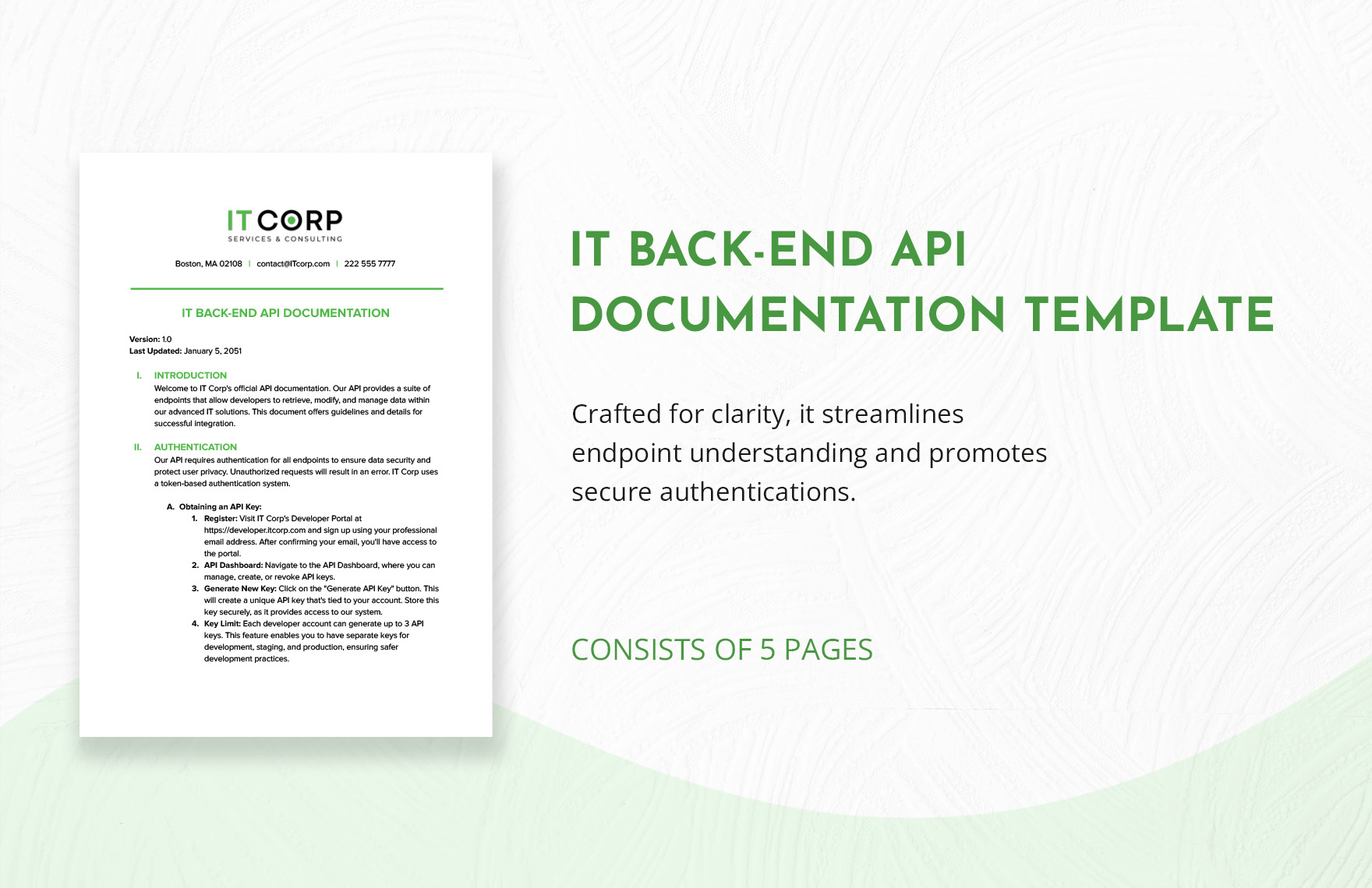 Api Documentation Word Template Free - Free Printable Templates