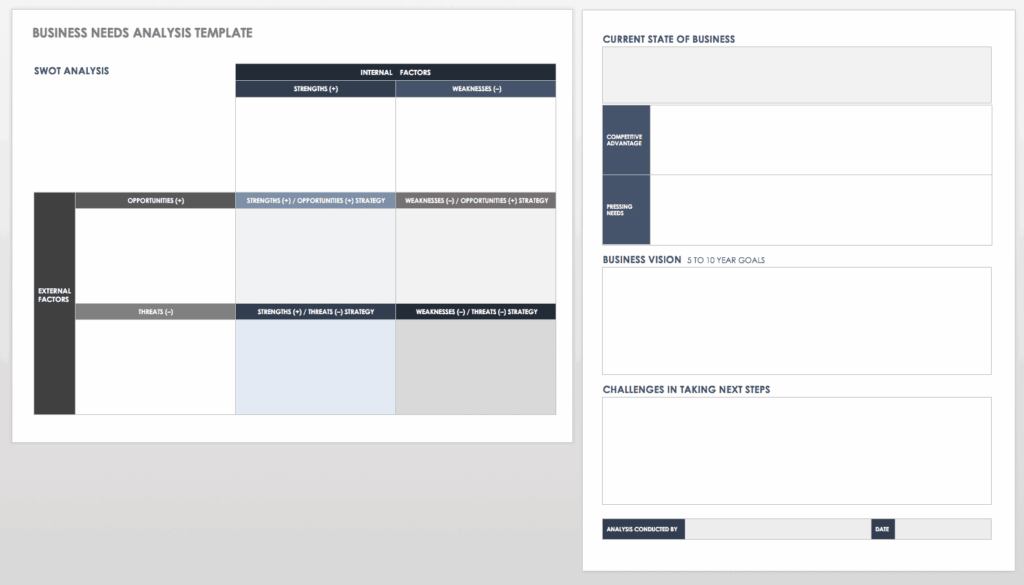 Free Needs Analysis Templates | Smartsheet Free Needs Analysis Templates | Smartsheet