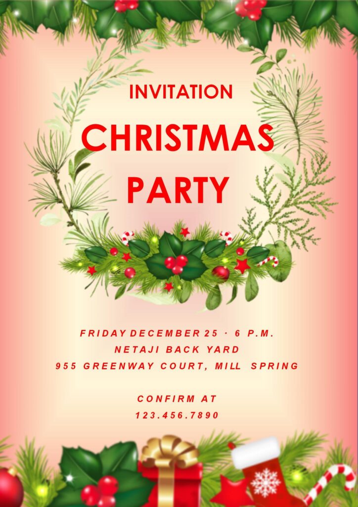 Free Printable Christmas Invitation Templates In Word! – GOMW Free Printable Christmas Invitation Templates In Word! – GOMW