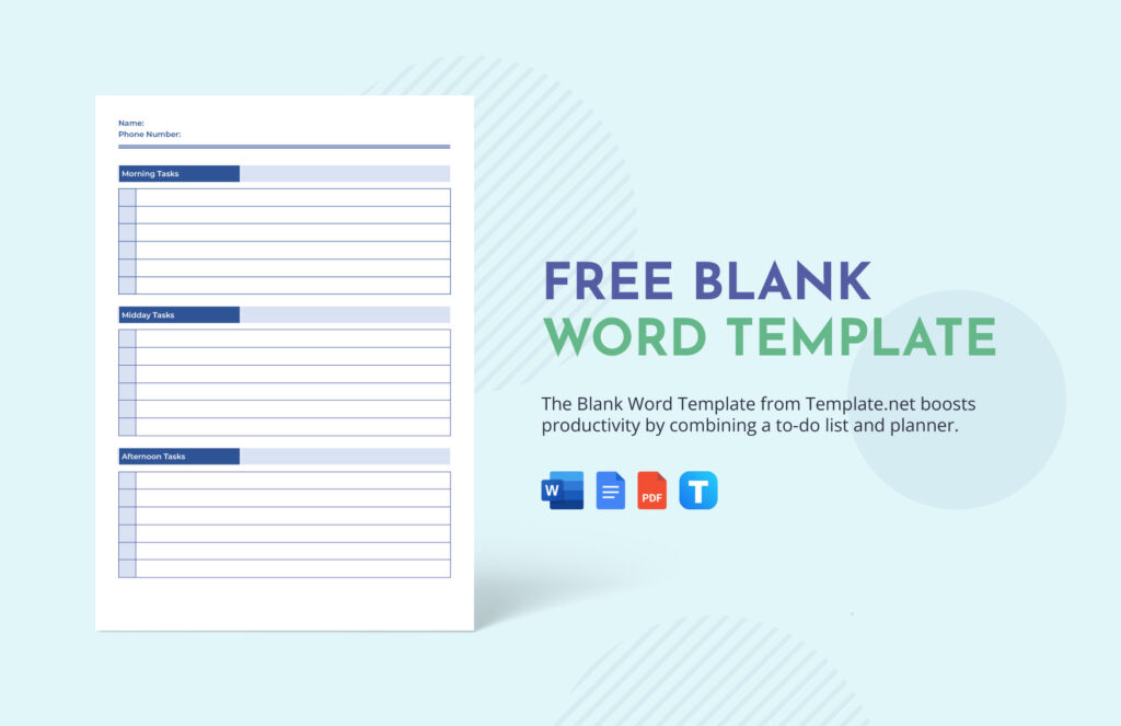 FREE Word Template - Download | Template.net
