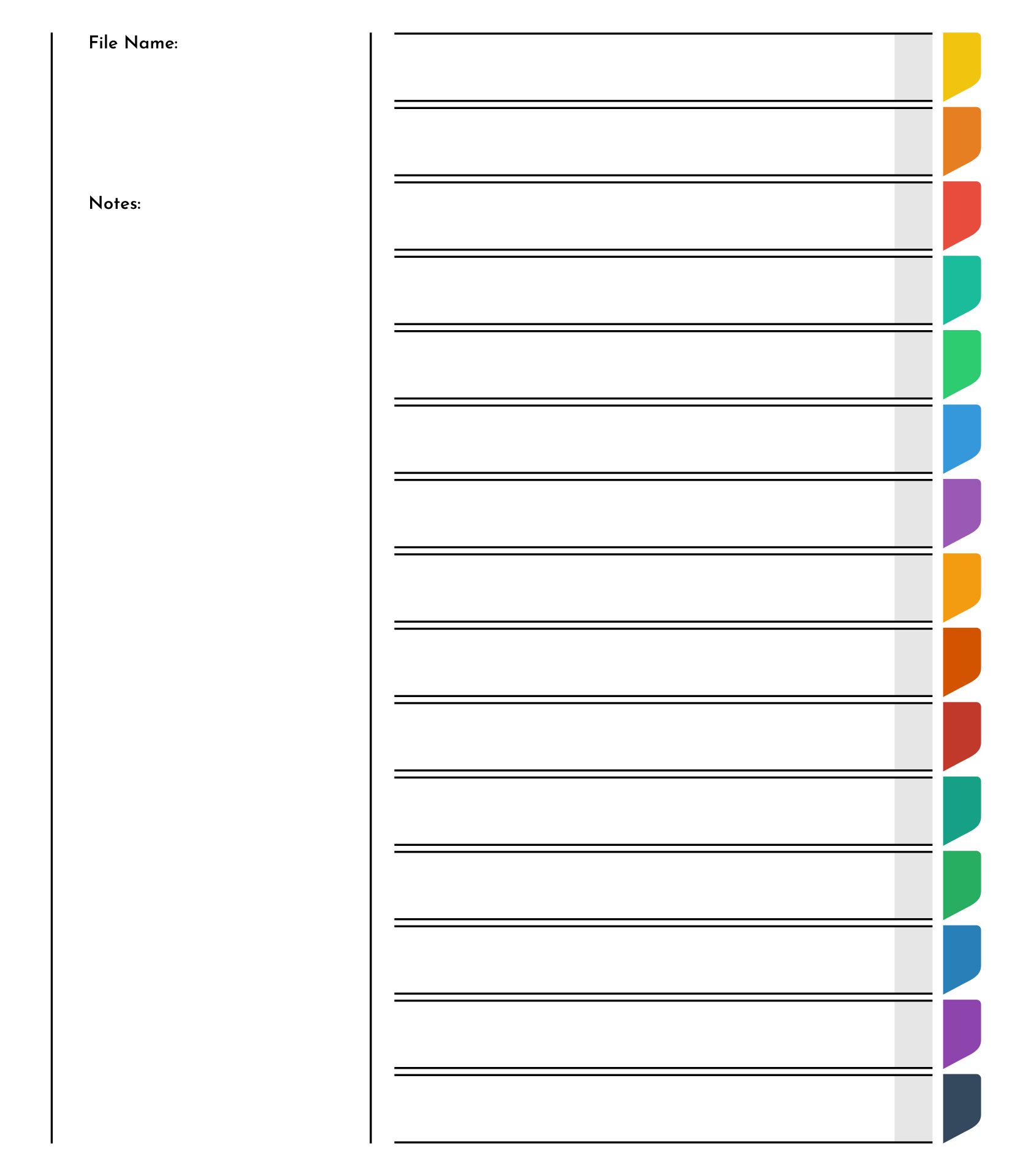 Index Template Word Free Download - Blank Table Of Contents Template Printable