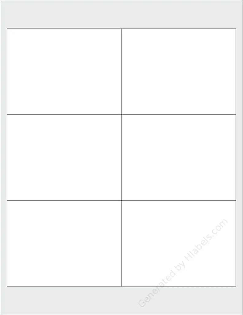 MaxGear® Template-5392 Label Template | Print Online Instantly