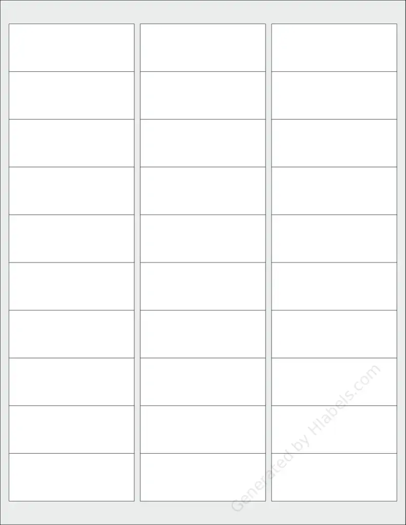 Maxgear Template Free Download Word - MaxGear® Template-30UP Label Template | Print Online Instantly