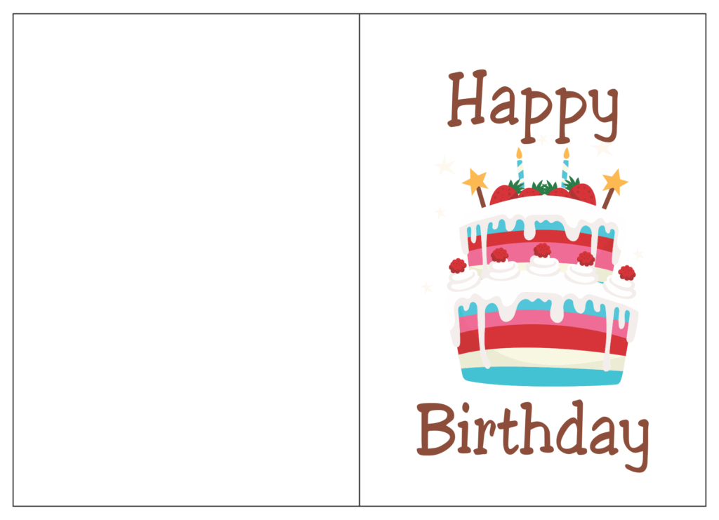 Printable Foldable Birthday Card Template Free Printable Worksheetfree … Printable Foldable Birthday Card Template Free Printable Worksheetfree ...