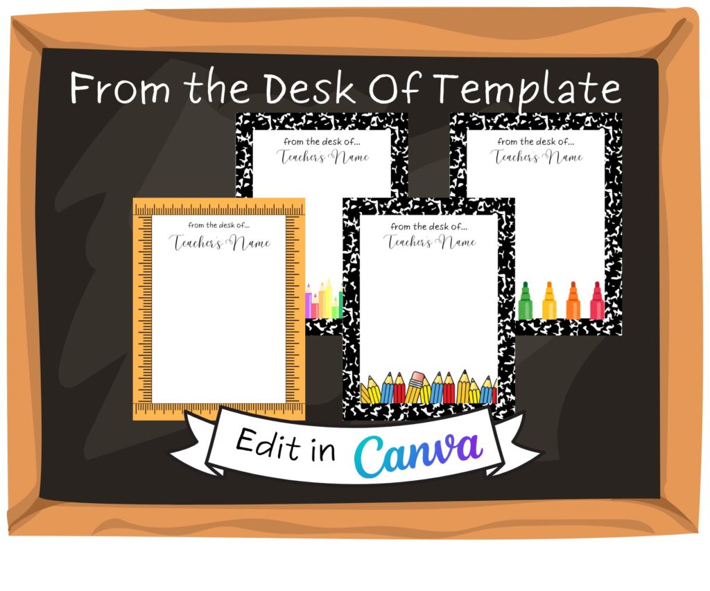 Printable From The Desk Of 570×428 Printable From The Desk Of 570x428