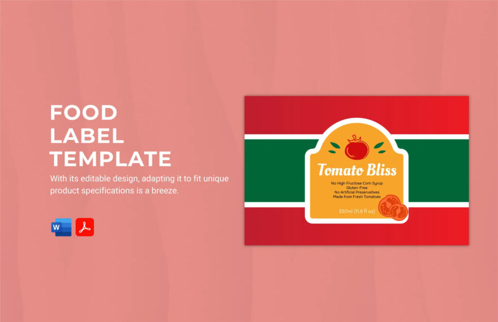 Printable Label Templates in Word – FREE Download | Template.net Printable Label Templates in Word - FREE Download | Template.net