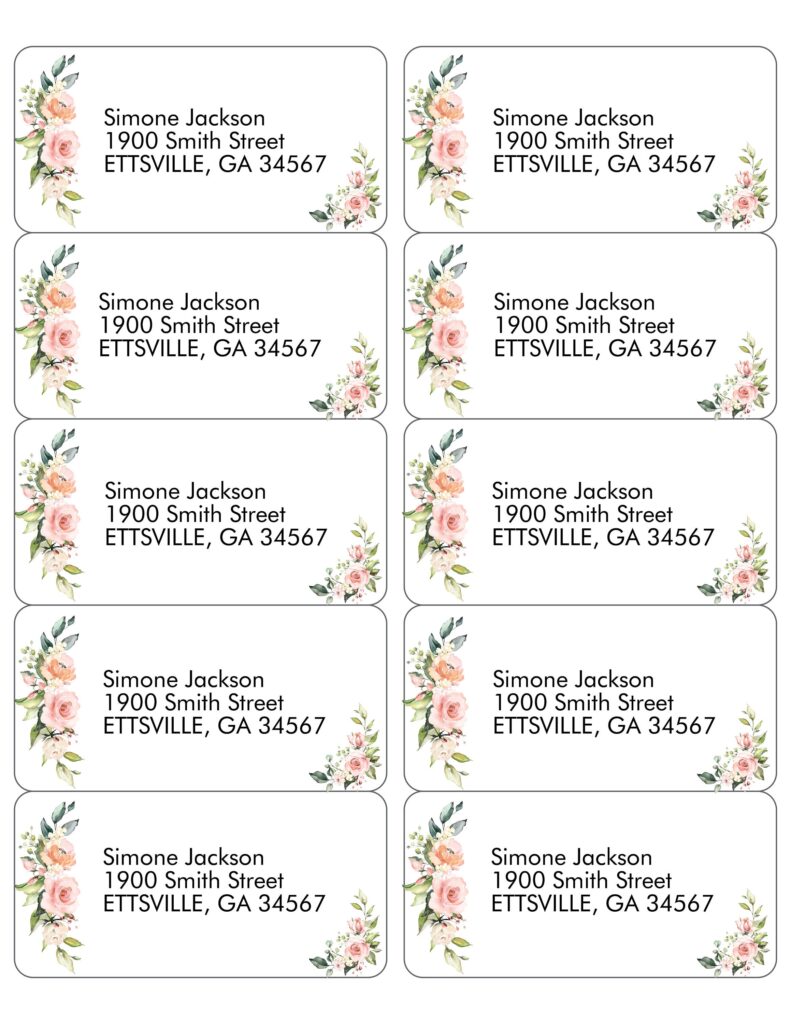 Printable Return Labels Printable Return Labels