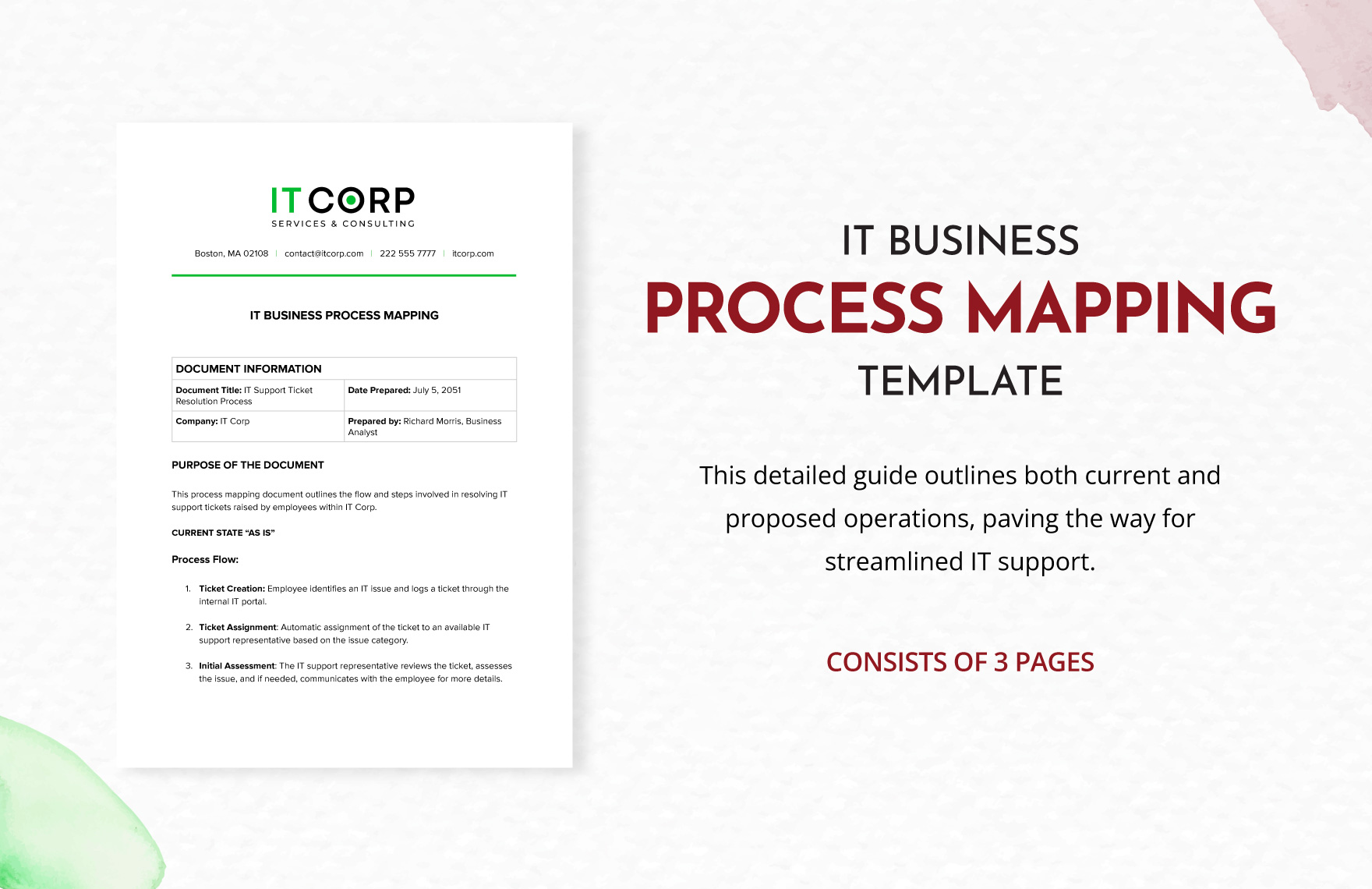 Process Document Template Word Free - Process Document Template in Word, PDF, Google Docs - Download ...